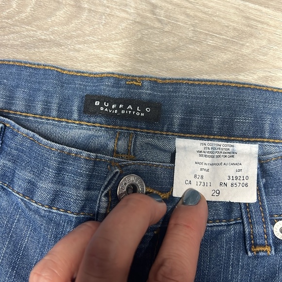 Buffalo David Bitton blue denim bootcut jeans size 29 - Picture 6 of 11